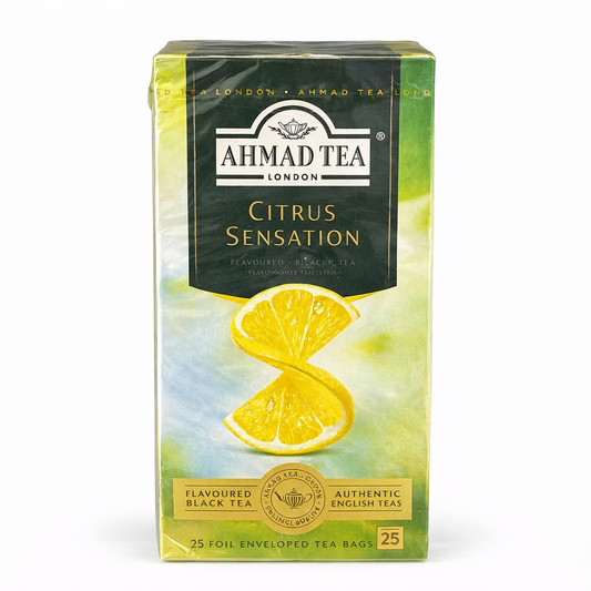 Ahmad Tea Citrus Sensation Flavoured Black Tea 25 Bags