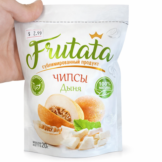 Frutato Freeze-Dried Melon Chips 20g