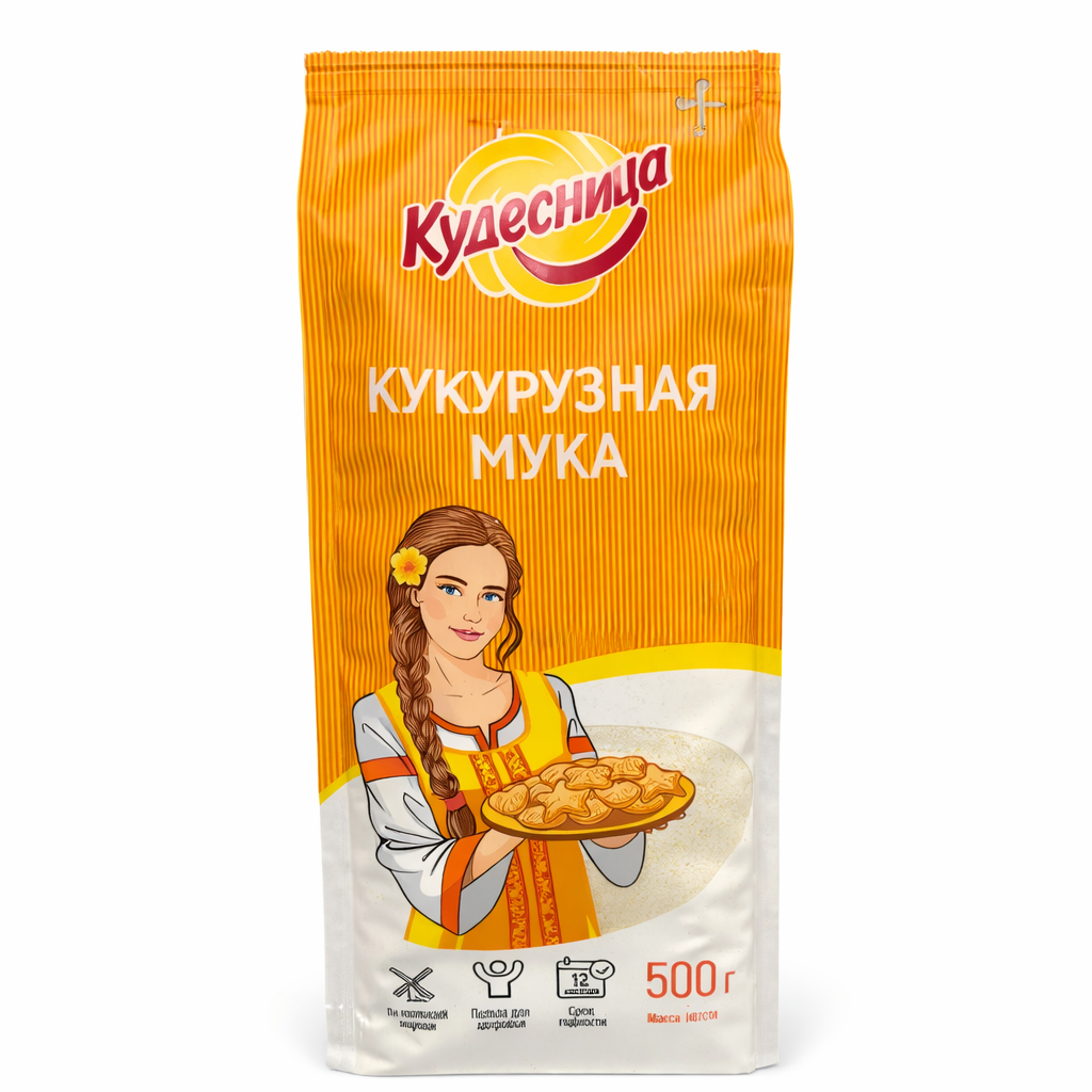 Kudesnitsa Corn Flour 500g