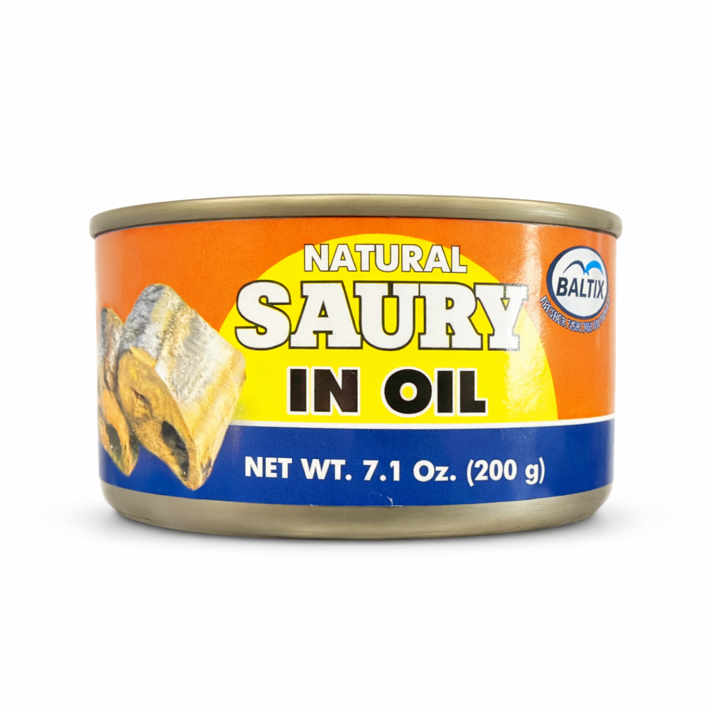 Natural Saury In Oild