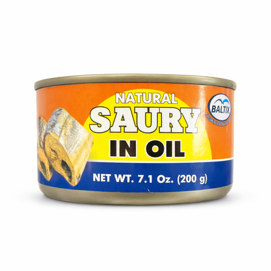 Natural Saury In Oild
