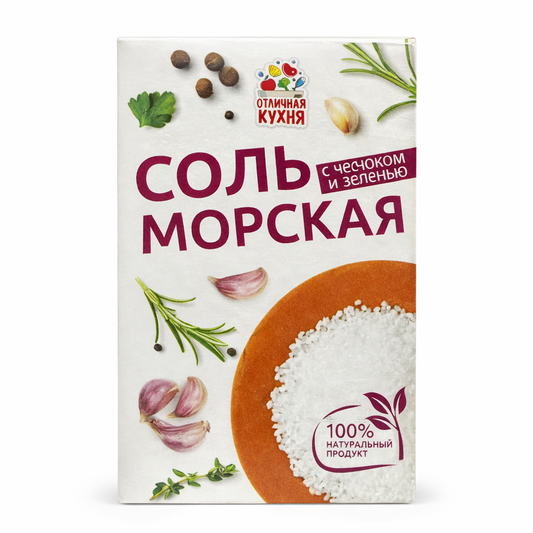 Otlichnaya Kukhnya Sea Salt with Garlic & Herbs