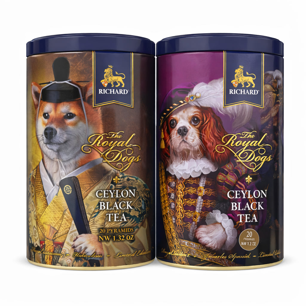 Richard The Royal Dogs Ceylon Black Tea (20 Pyramids)