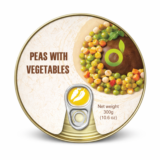Peas with Vegetables (Canned)