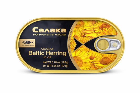 Smoked Baltic Herring in Oil