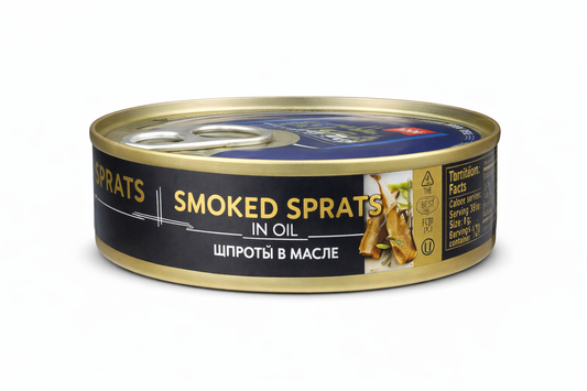 Smoked Sprats in Oil (The best from Riga)