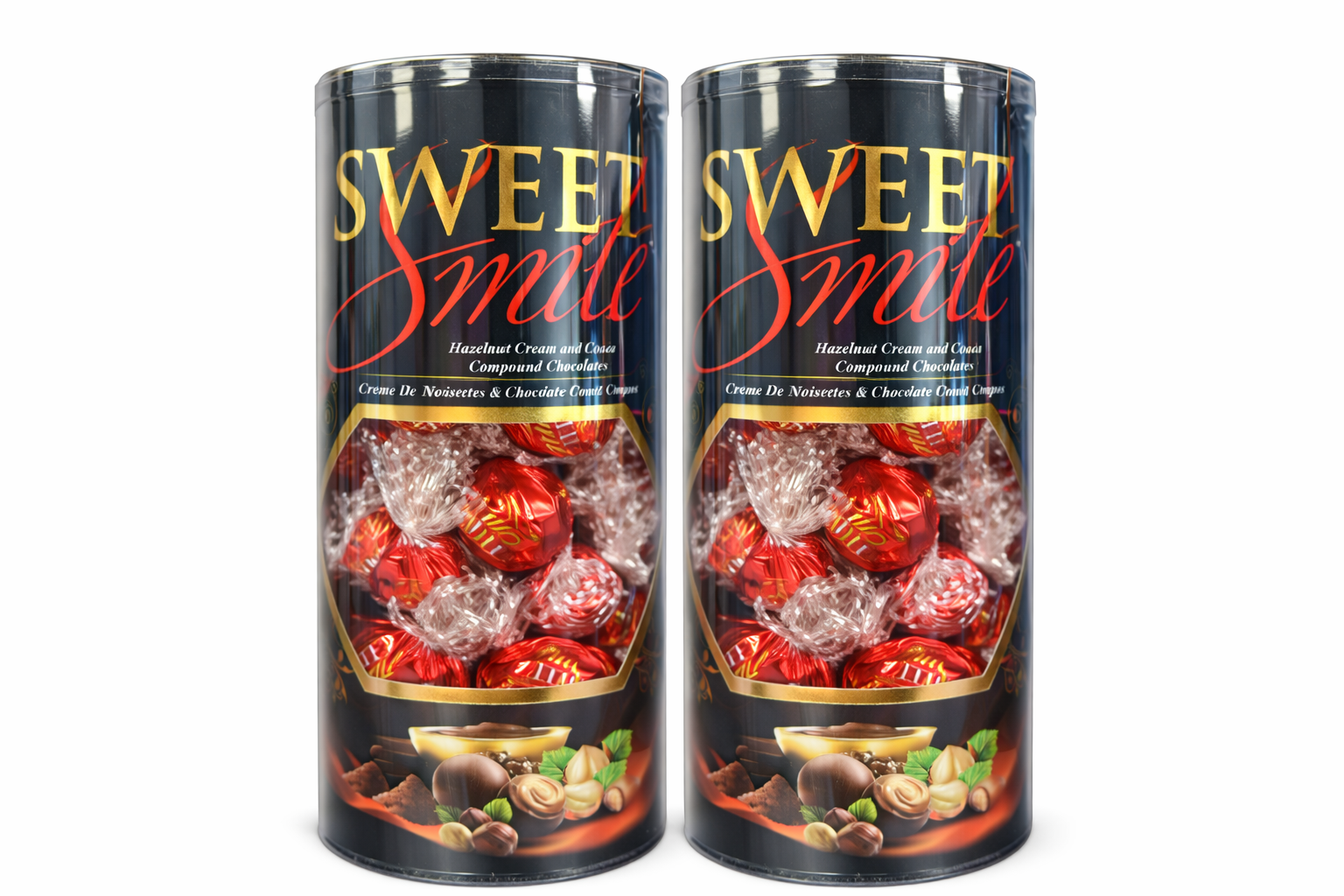 Sweet Smile Hazelnut Cream Filled Chocolates Gift Tube